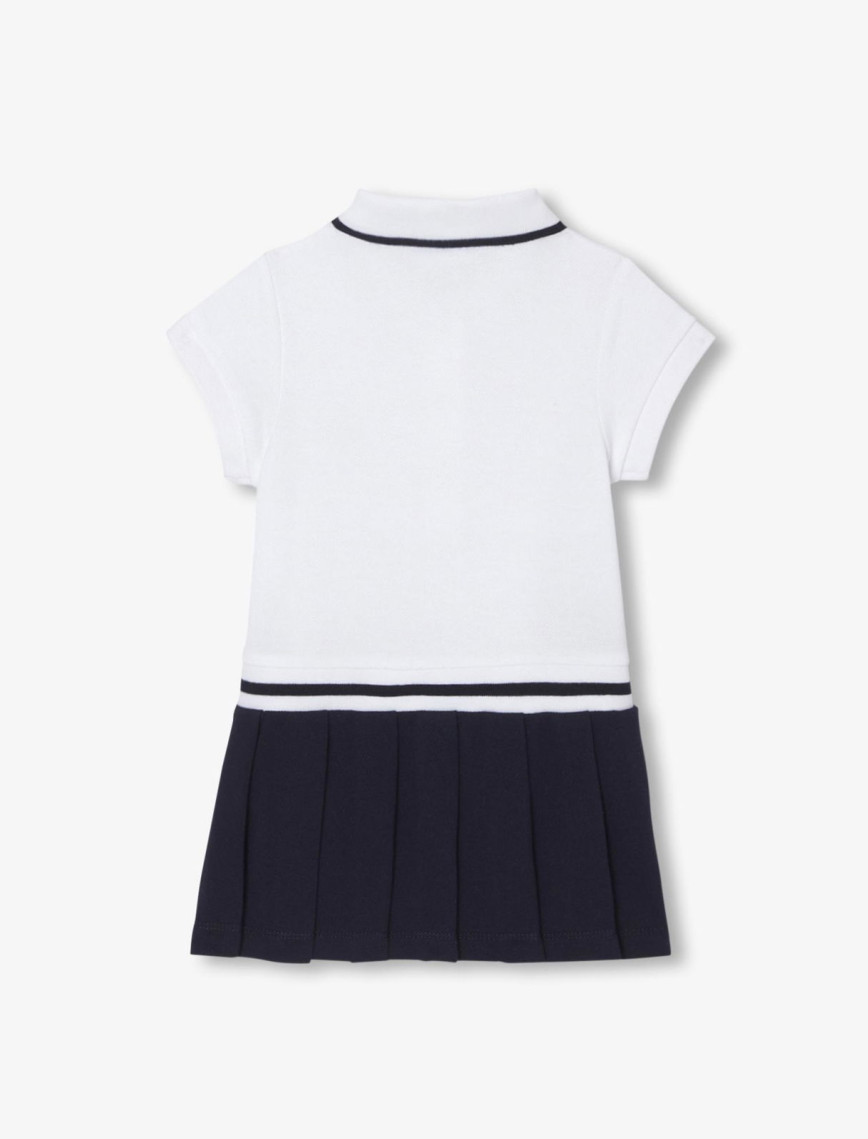 Jacadi Paris Kız Bebek Pamuklu Pike Polo Yaka Elbise Jacadi Paris Kız Bebek Pamuklu Pike Polo Yaka Elbise