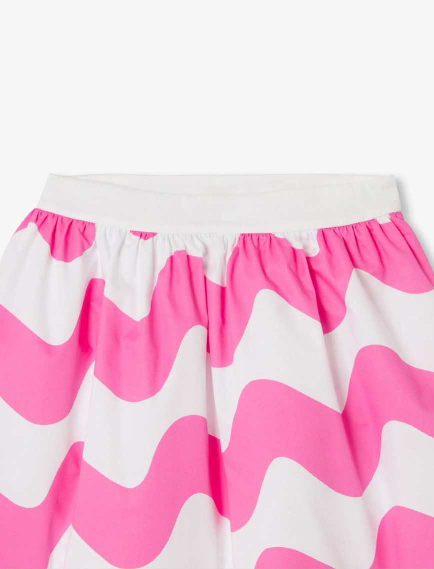 Jacadi Paris Kız Çocuk Dalga Desenli Saten Etek Jacadi Paris Kız Çocuk Dalga Desenli Saten Etek