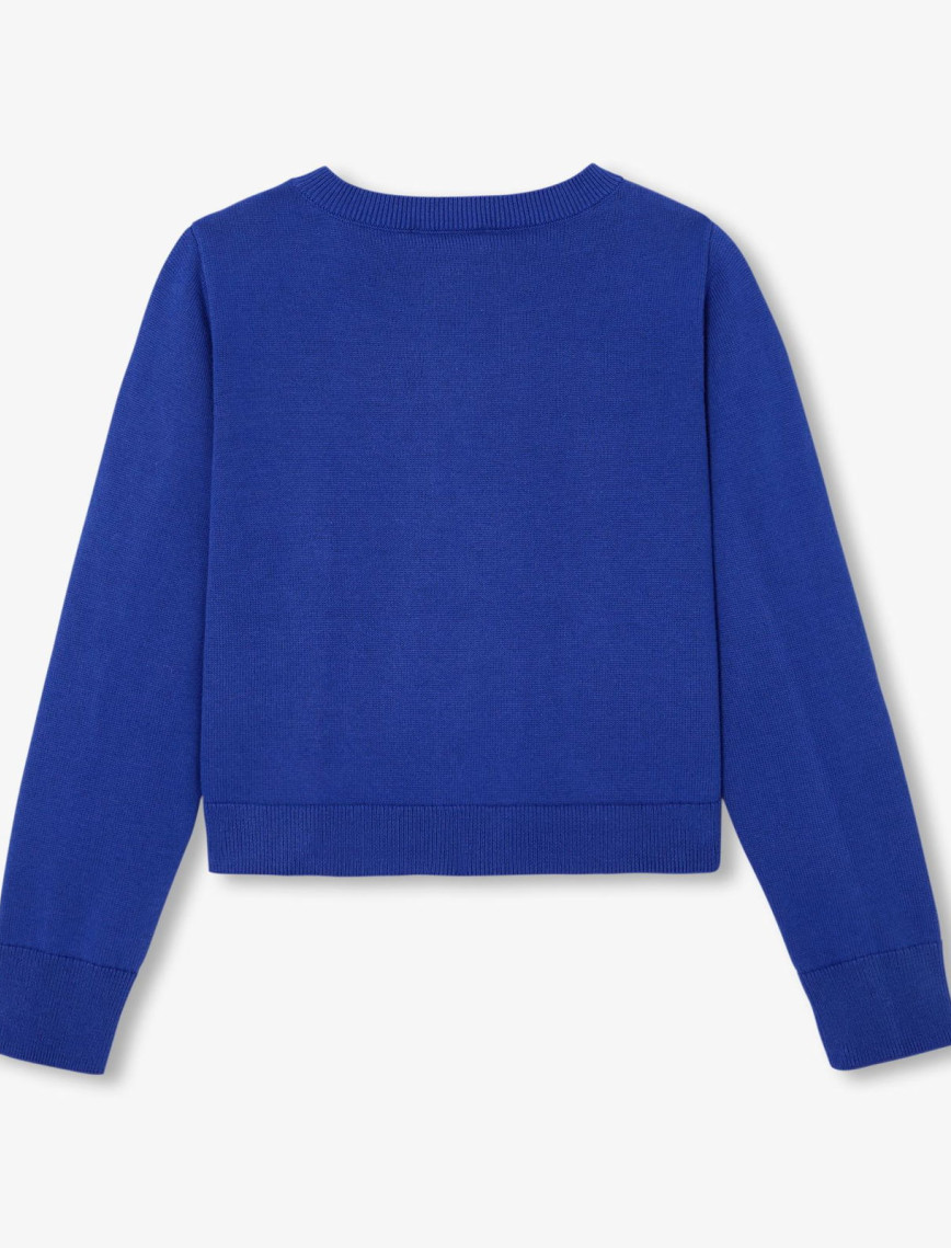 Jacadi Paris Kız Çocuk Organik Pamuklu Jarse Hırka