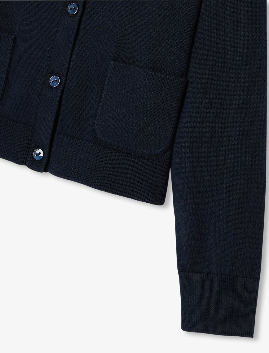 Jacadi Paris Kız Çocuk Organik Pamuklu Jarse Hırka