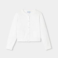 Jacadi Paris Kız Çocuk Organik Pamuklu Jarse Hırka