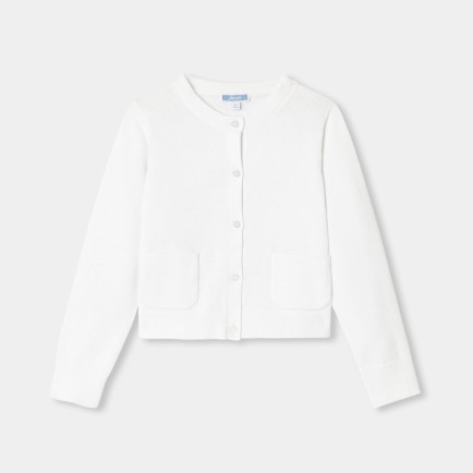 Jacadi Paris Kız Çocuk Organik Pamuklu Jarse Hırka Jacadi Paris Kız Çocuk Organik Pamuklu Jarse Hırka