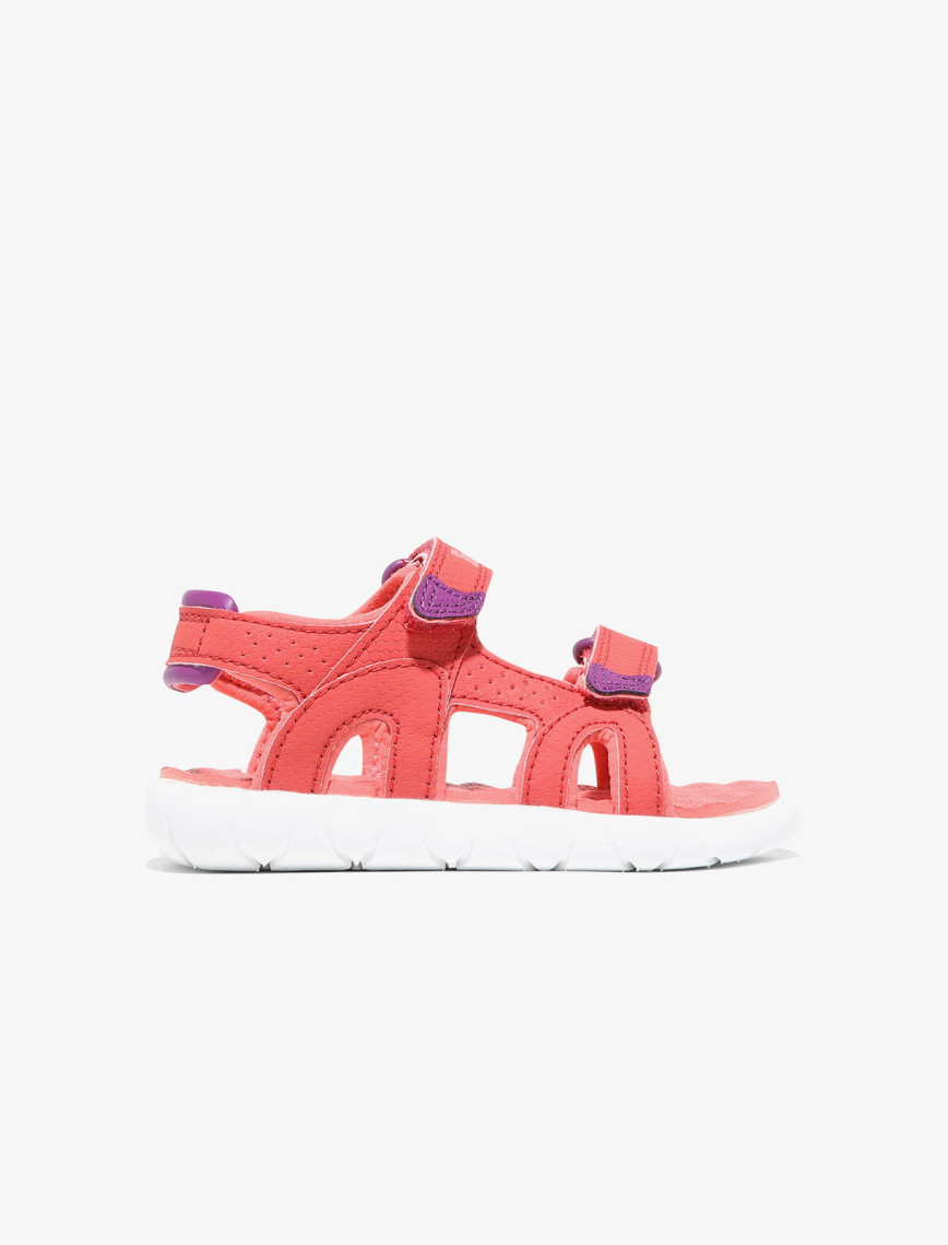 Timberland Perkins Row Backstrap Çocuk Pembe Sandalet