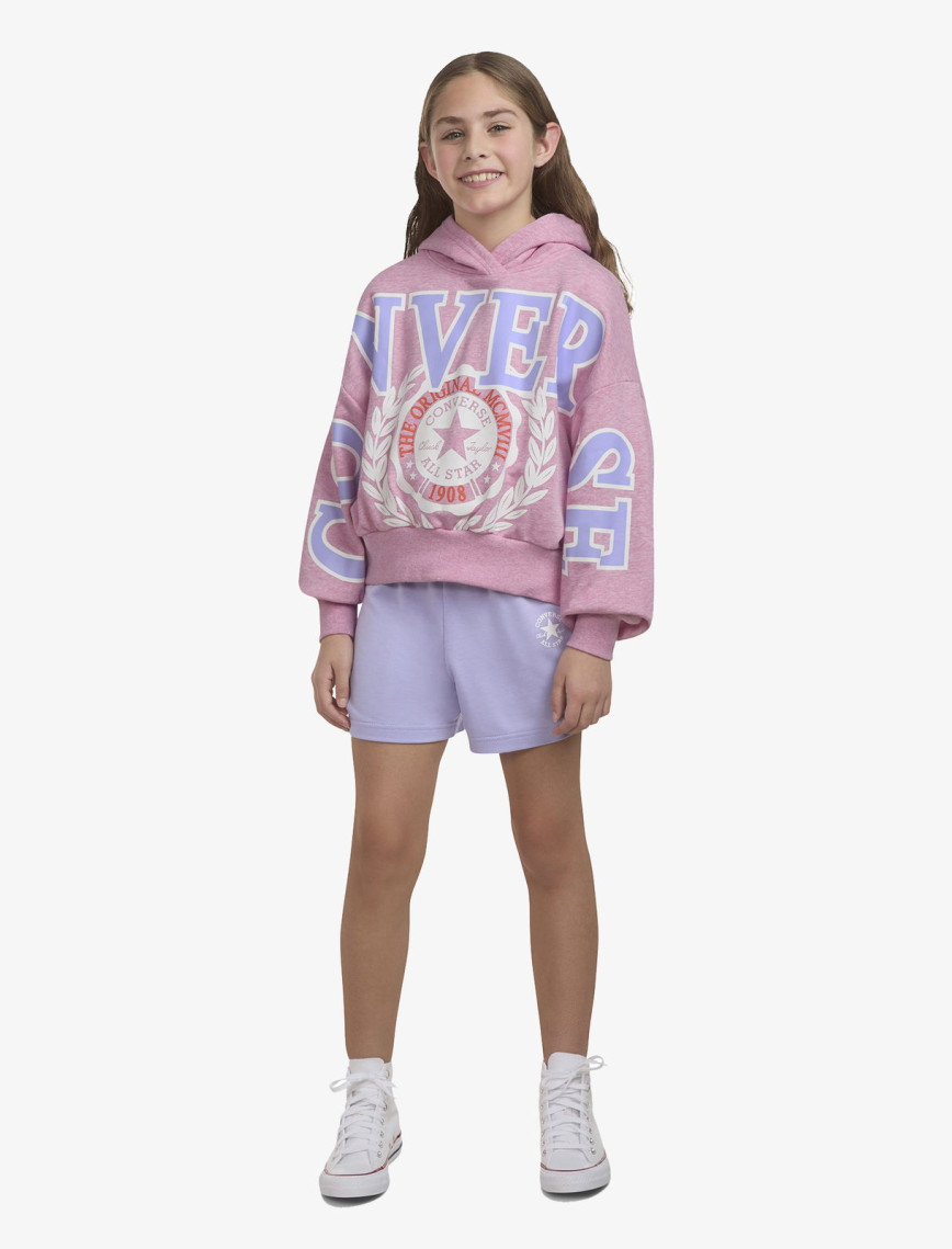 Converse Oversized Varsity Çocuk Pembe Sweatshirt Converse Oversized Varsity Çocuk Pembe Sweatshirt
