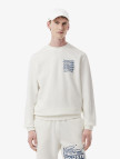 Lacoste Erkek Classic Fit Bisiklet Yaka Beyaz Sweatshirt Lacoste Erkek Classic Fit Bisiklet Yaka Beyaz Sweatshirt