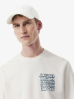 Lacoste Erkek Classic Fit Bisiklet Yaka Beyaz Sweatshirt Lacoste Erkek Classic Fit Bisiklet Yaka Beyaz Sweatshirt
