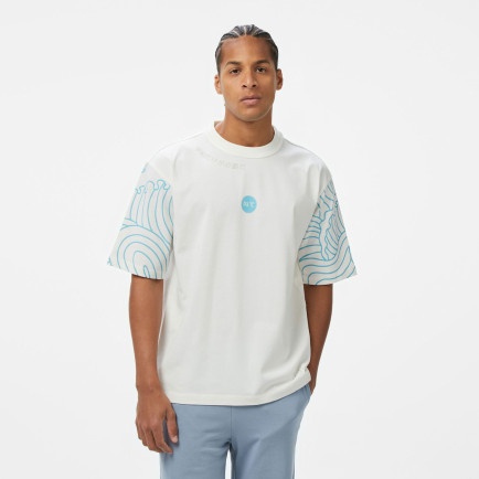 UNITED4 Comfort Erkek Beyaz T-Shirt UNITED4 Comfort Erkek Beyaz T-Shirt