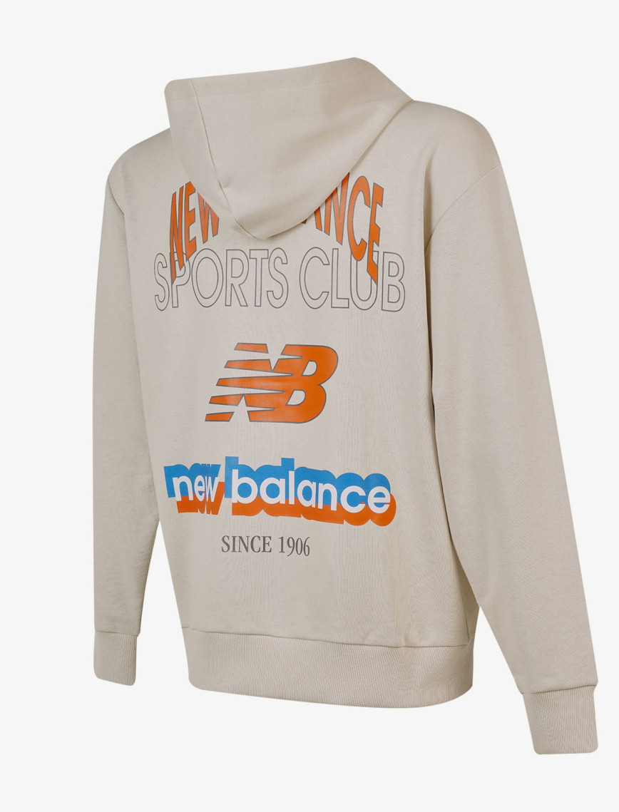 New Balance Lifestyle Erkek Bej Sweatshirt New Balance Lifestyle Erkek Bej Sweatshirt