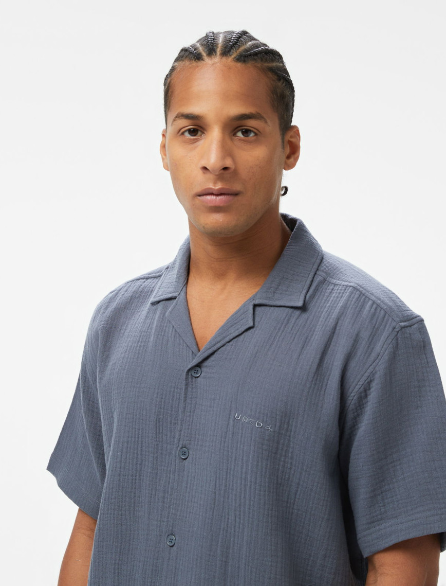 UNITED4 Erkek Gri Gömlek