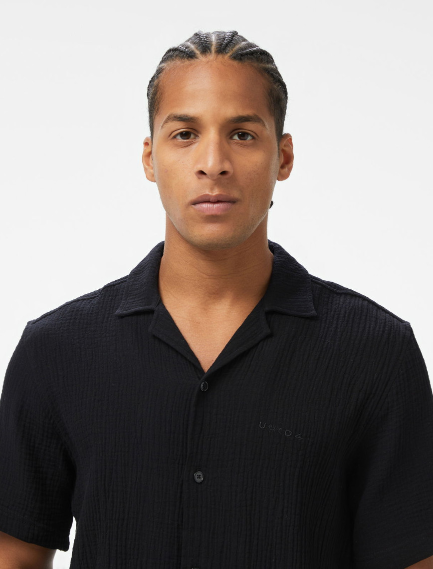 UNITED4 Erkek Siyah Gömlek