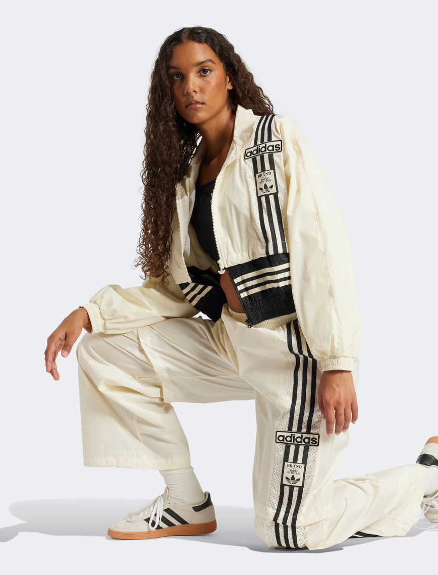 adidas AdiBreak Woven Two-In-One Kadın Krem Eşofman Altı adidas AdiBreak Woven Two-In-One Kadın Krem Eşofman Altı