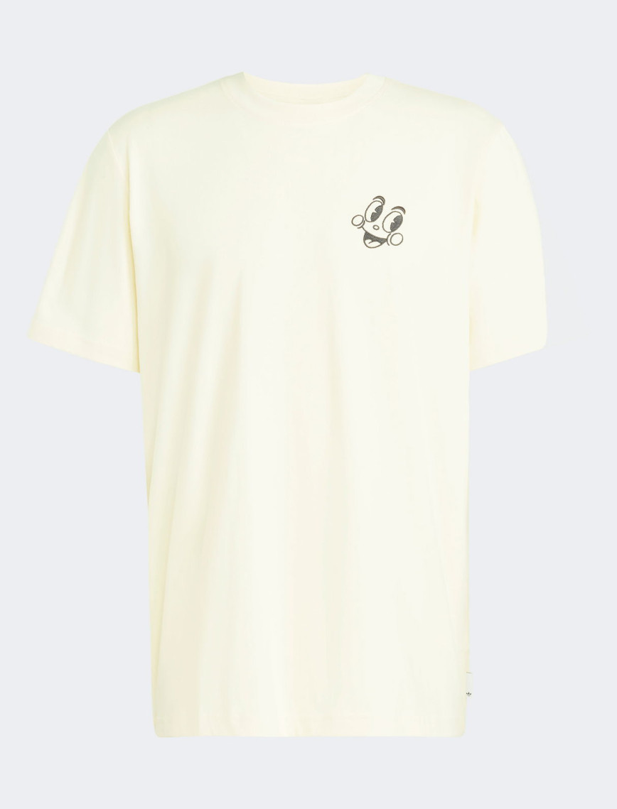 adidas Originals 70s Fleece Erkek Krem T-Shirt adidas Originals 70s Fleece Erkek Krem T-Shirt