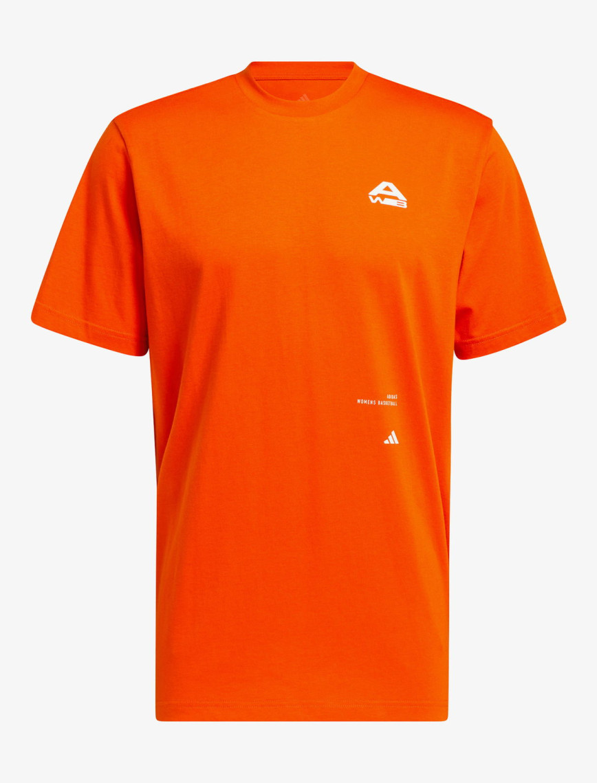 adidas Basketbol Baskılı Erkek Turuncu T-Shirt adidas Basketbol Baskılı Erkek Turuncu T-Shirt