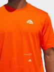 adidas Basketbol Baskılı Erkek Turuncu T-Shirt adidas Basketbol Baskılı Erkek Turuncu T-Shirt