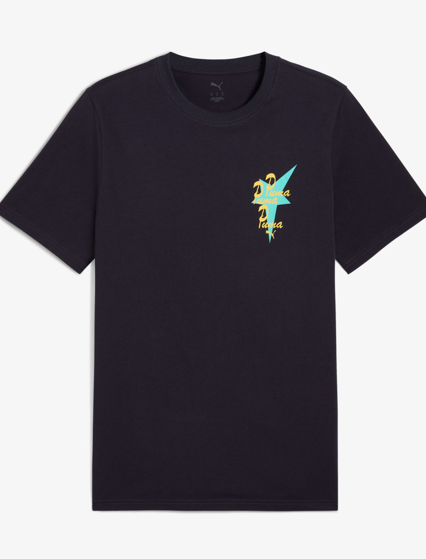 Puma Road to Unity Graphic Erkek Lacivert T-Shirt Puma Road to Unity Graphic Erkek Lacivert T-Shirt