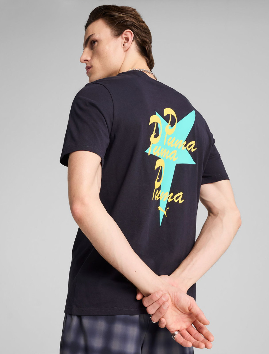 Puma Road to Unity Graphic Erkek Lacivert T-Shirt Puma Road to Unity Graphic Erkek Lacivert T-Shirt