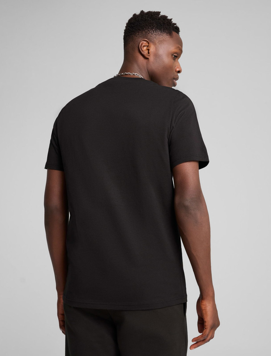 Puma Wardrobe Ess Graphic Erkek Siyah T-Shirt Puma Wardrobe Ess Graphic Erkek Siyah T-Shirt