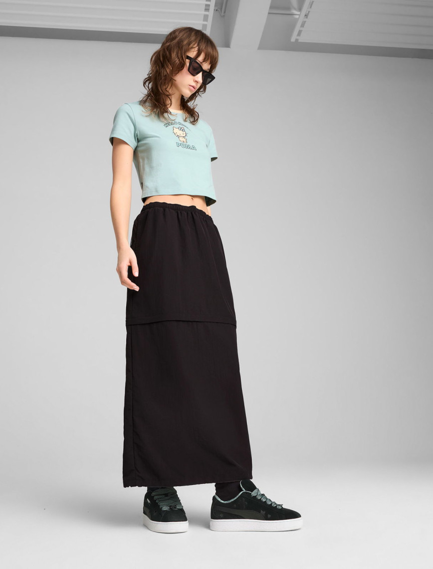 Puma X Hello Kitty And Friends Kadın Siyah Maxi Etek Puma X Hello Kitty And Friends Kadın Siyah Maxi Etek