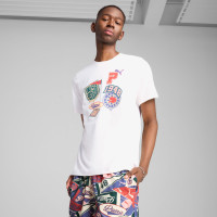 Puma Wardrobe Ess Graphic Erkek Beyaz T-Shirt Puma Wardrobe Ess Graphic Erkek Beyaz T-Shirt