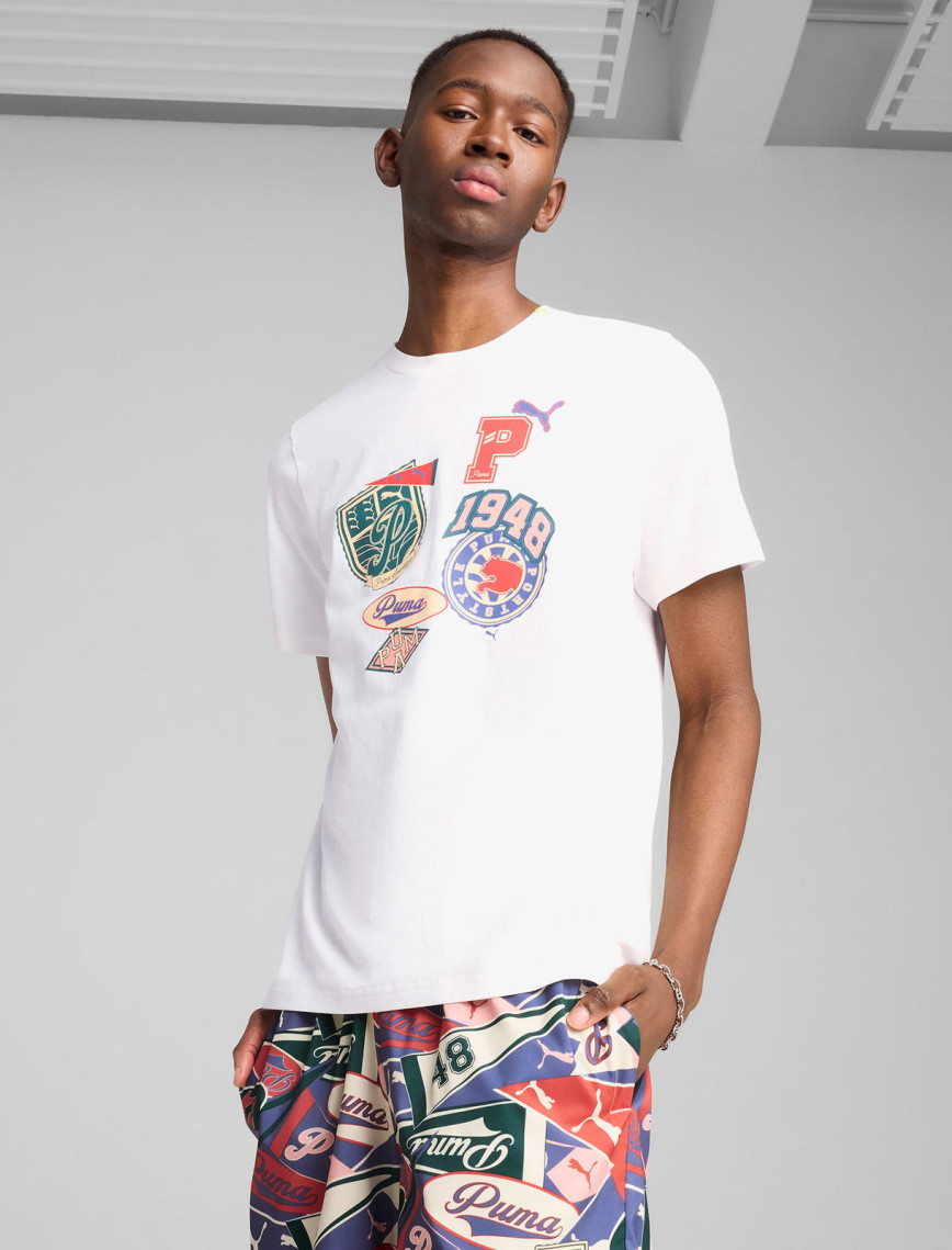 Puma Wardrobe Ess Graphic Erkek Siyah T-Shirt Puma Wardrobe Ess Graphic Erkek Siyah T-Shirt