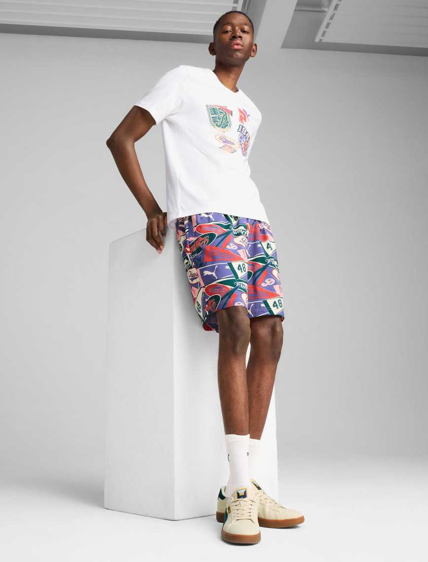 Puma Wardrobe Ess Graphic Erkek Beyaz T-Shirt Puma Wardrobe Ess Graphic Erkek Beyaz T-Shirt