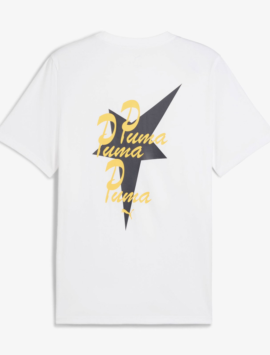 Puma Wardrobe Ess Graphic Erkek Beyaz T-Shirt Puma Wardrobe Ess Graphic Erkek Beyaz T-Shirt