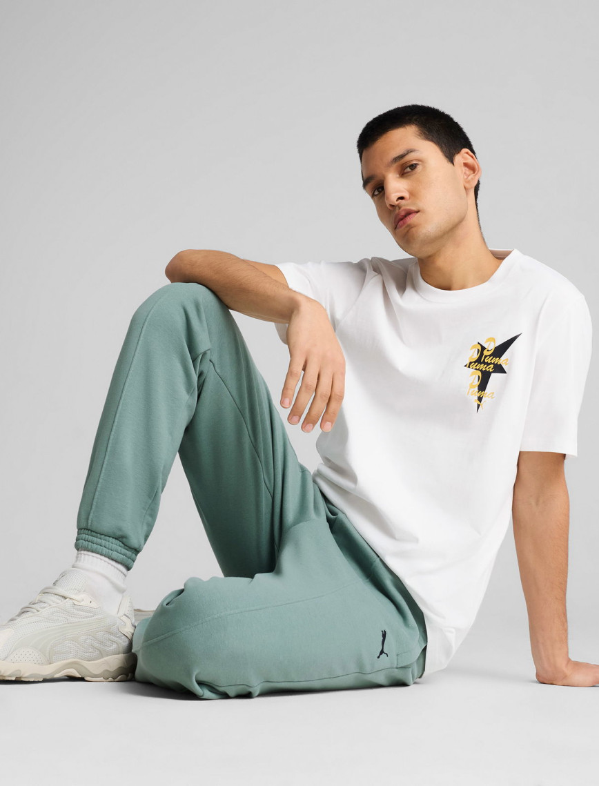 Puma Wardrobe Ess Graphic Erkek Beyaz T-Shirt Puma Wardrobe Ess Graphic Erkek Beyaz T-Shirt