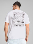 Puma Graphics Hotel Relaxed Erkek Beyaz T-Shirt Puma Graphics Hotel Relaxed Erkek Beyaz T-Shirt