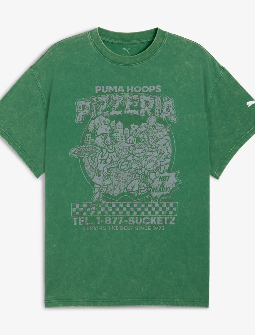 Puma X TMNT Erkek Yeşil Basketbol T-Shirt Puma X TMNT Erkek Yeşil Basketbol T-Shirt
