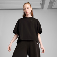 Puma Wardrobe Essentials Relaxed Kadın Siyah T-Shirt Puma Wardrobe Essentials Relaxed Kadın Siyah T-Shirt