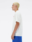 New Balance Lifestyle Erkek Beyaz T-Shirt New Balance Lifestyle Erkek Beyaz T-Shirt