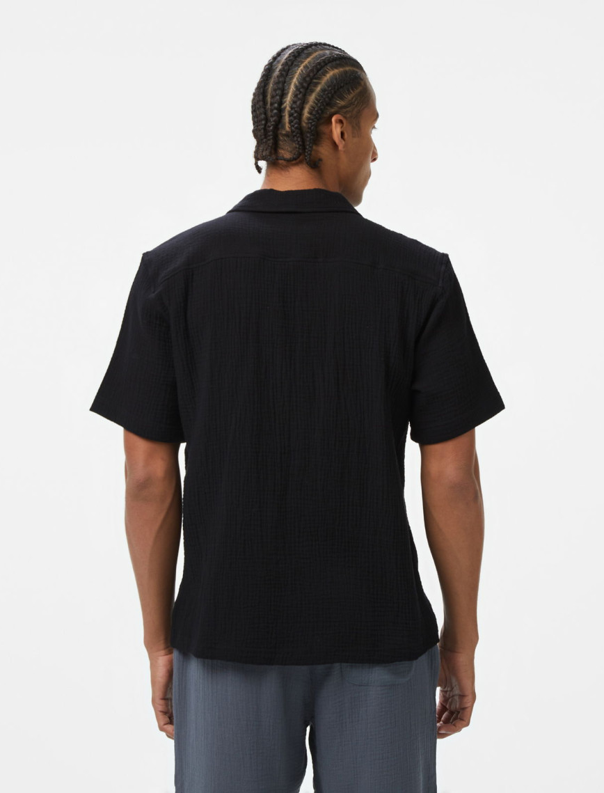 UNITED4 Erkek Siyah Gömlek