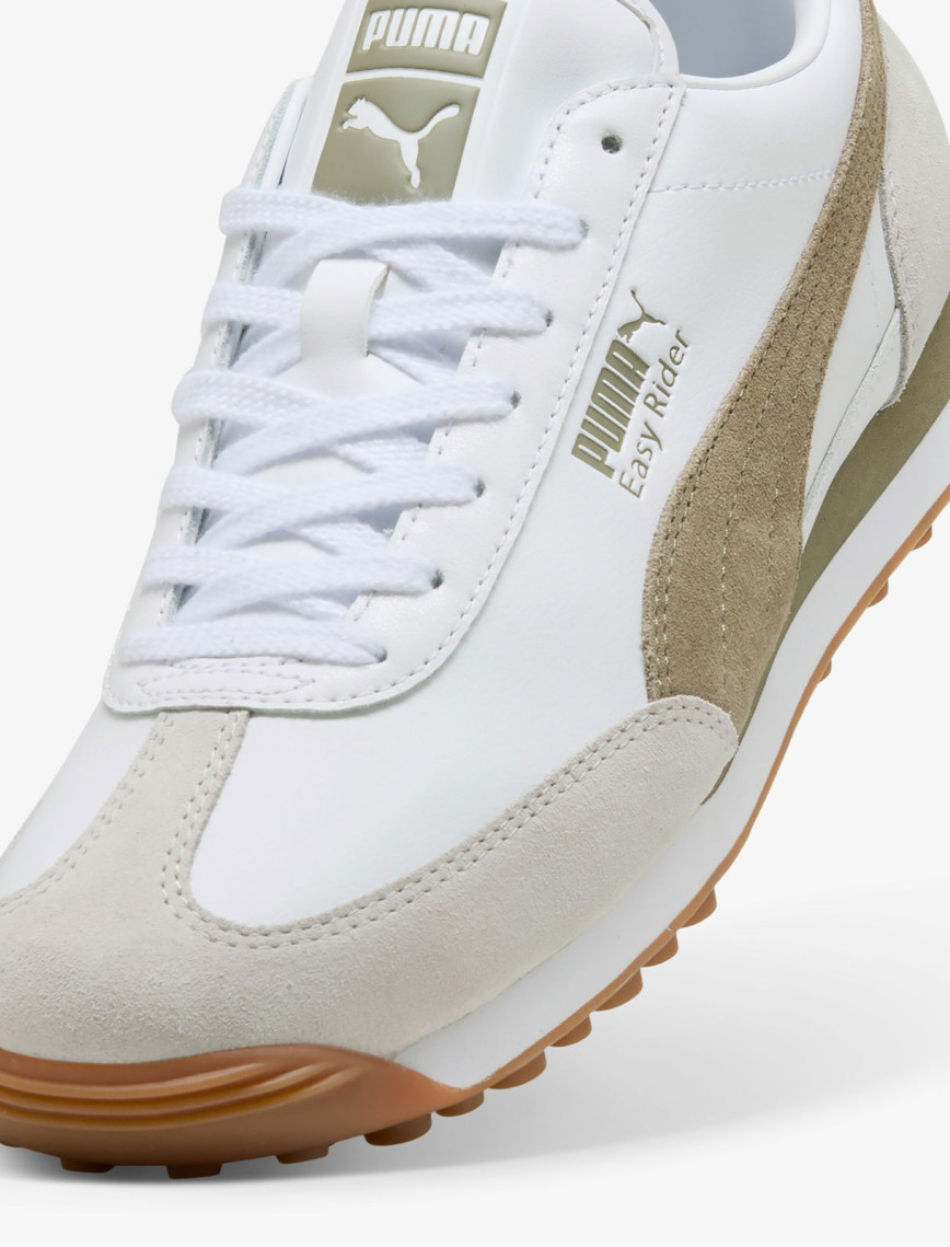 Puma Easy Rider Mix Unisex Beyaz Haki Spor Ayakkabı Puma Easy Rider Mix Unisex Beyaz Haki Spor Ayakkabı