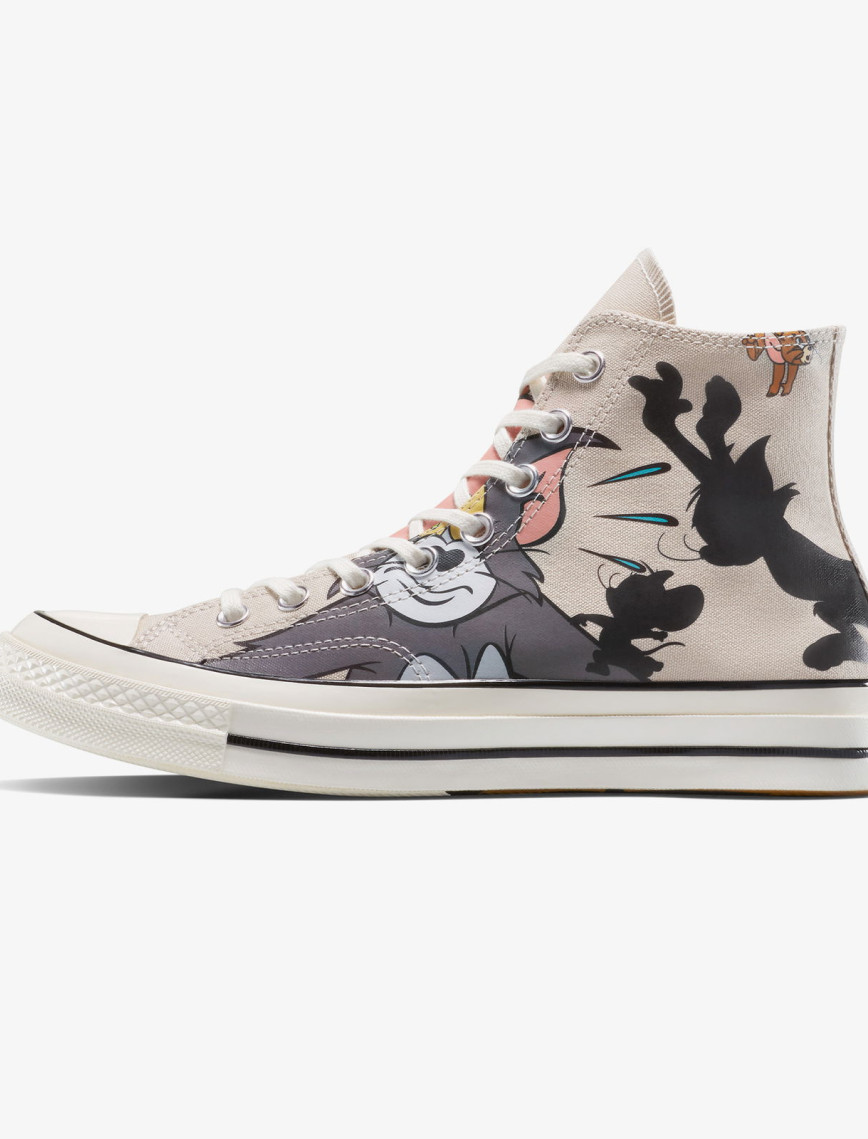 Converse x Tom & Jerry Chuck 70 Unisex Bej Sneaker Converse x Tom & Jerry Chuck 70 Unisex Bej Sneaker
