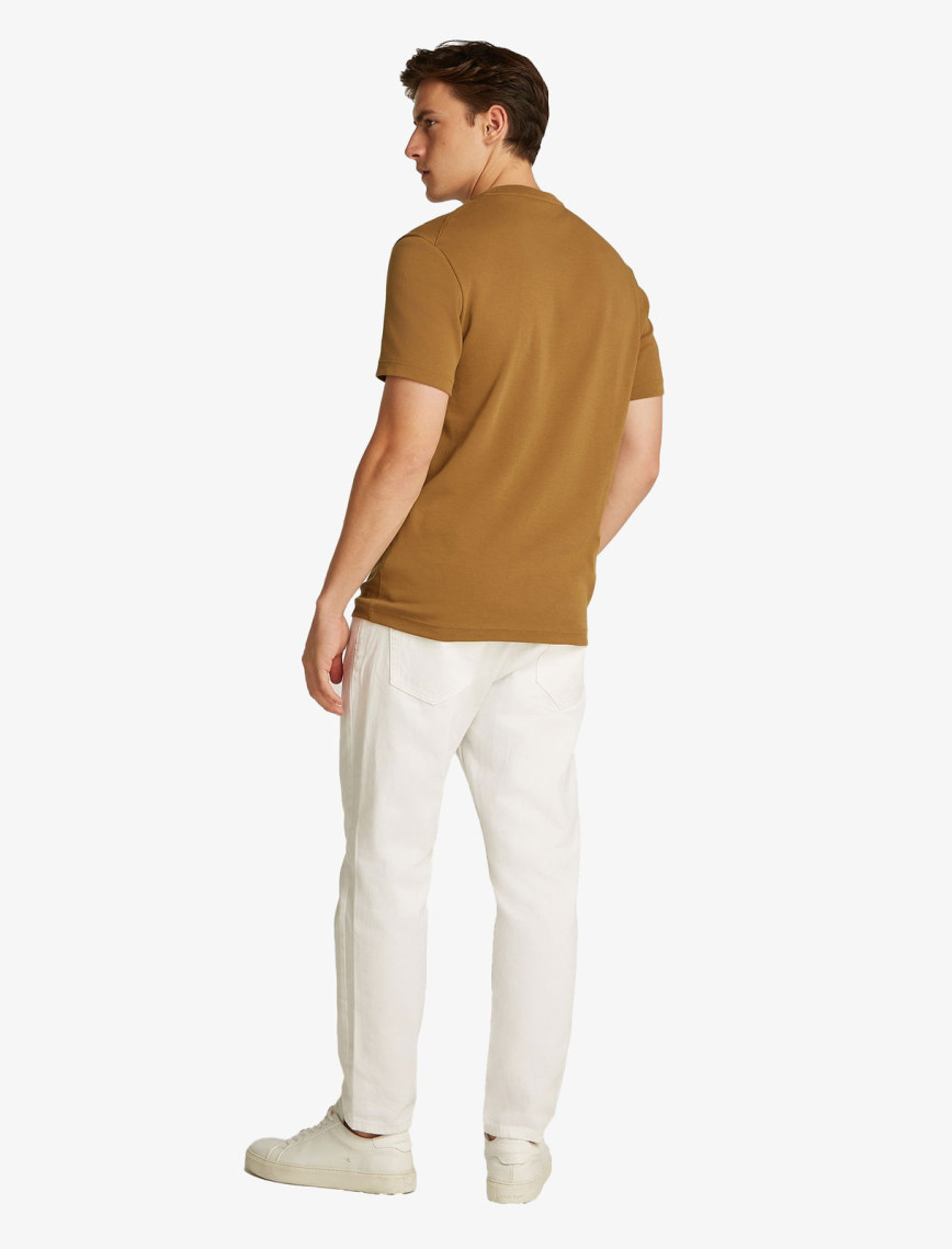 Calvin Klein Erkek Kahverengi T-Shirt Calvin Klein Erkek Kahverengi T-Shirt