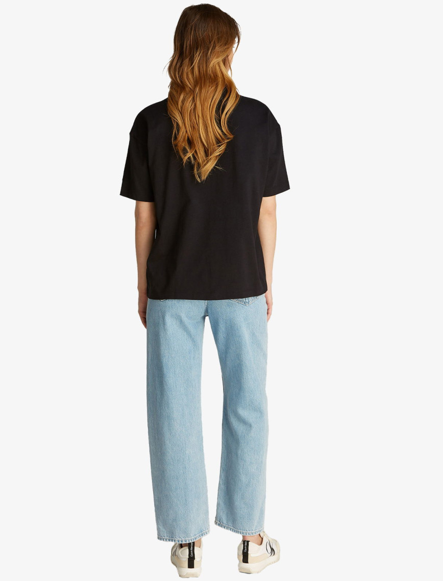 Calvin Klein Kadın Siyah T-Shirt Calvin Klein Kadın Siyah T-Shirt