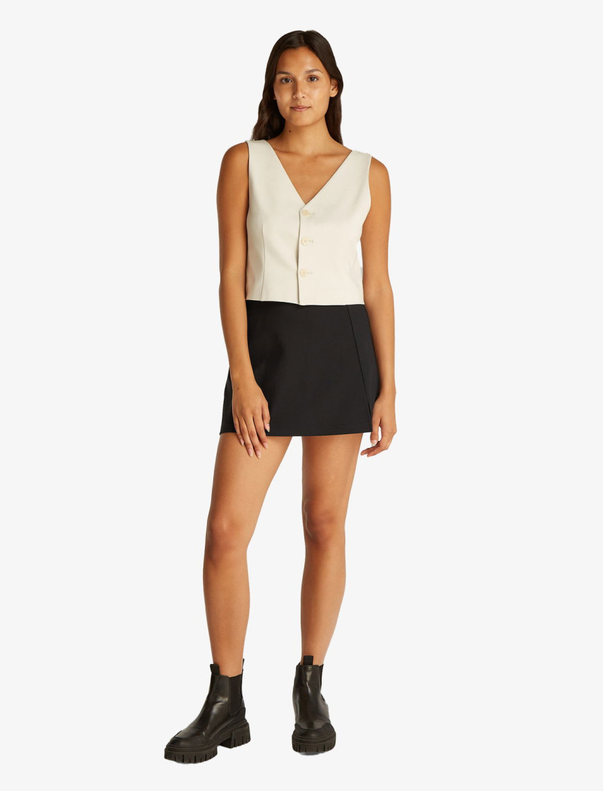 Calvin Klein Logo Milano Kadın Siyah Etek Calvin Klein Logo Milano Kadın Siyah Etek