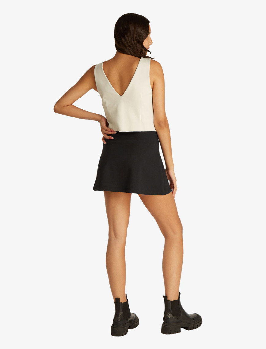 Calvin Klein Logo Milano Kadın Siyah Etek Calvin Klein Logo Milano Kadın Siyah Etek