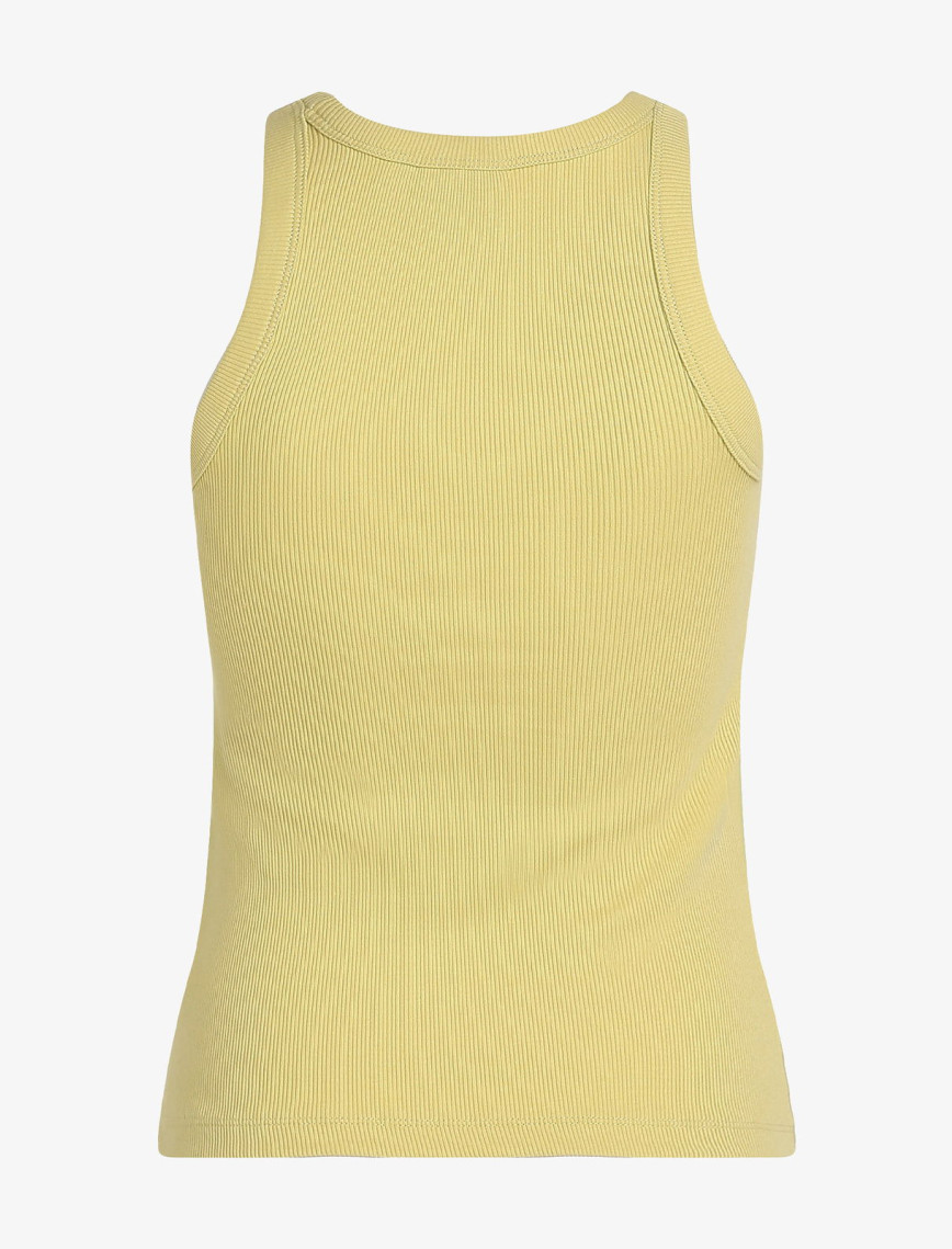 Calvin Klein Monologo Tank Kadın Sarı Kolsuz T-Shirt Calvin Klein Monologo Tank Kadın Sarı Kolsuz T-Shirt