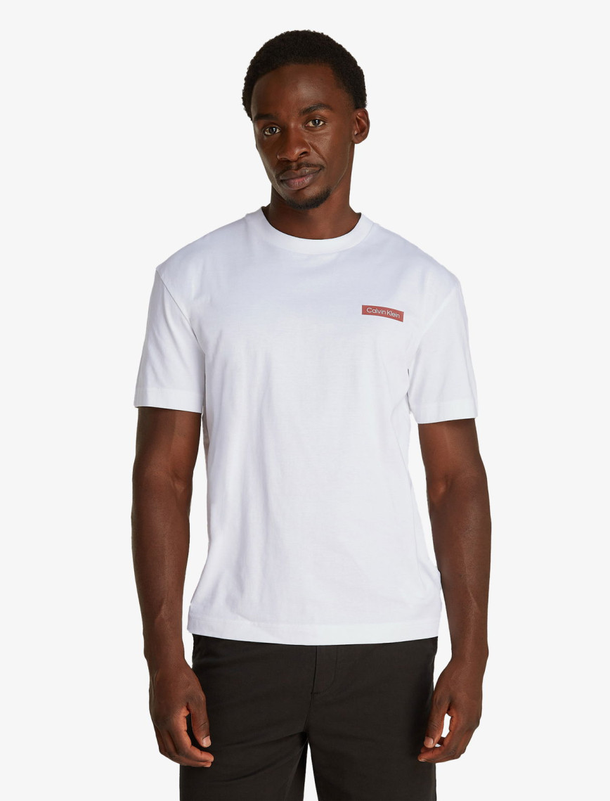 Calvin Klein Erkek Beyaz T-Shirt Calvin Klein Erkek Beyaz T-Shirt