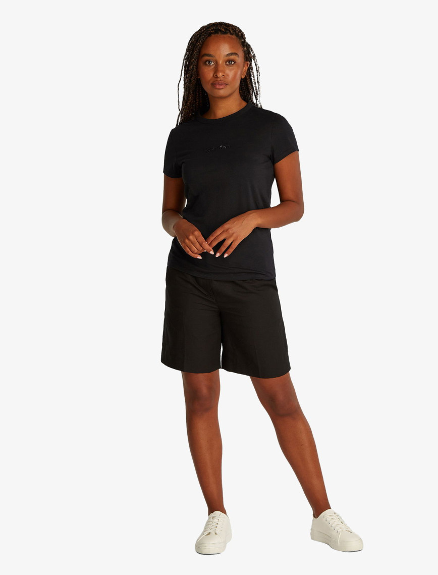 Calvin Klein Kadın Siyah T-Shirt Calvin Klein Kadın Siyah T-Shirt