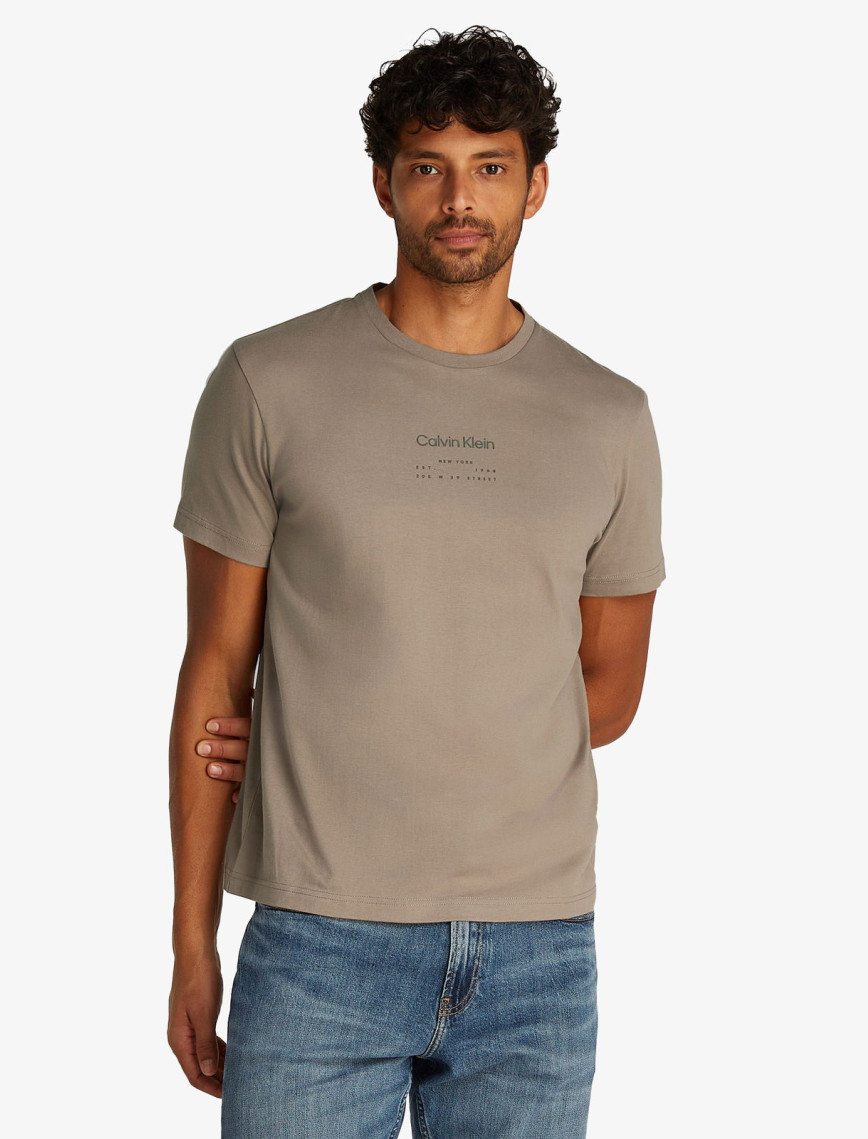 Calvin Klein Erkek Gri T-Shirt Calvin Klein Erkek Gri T-Shirt