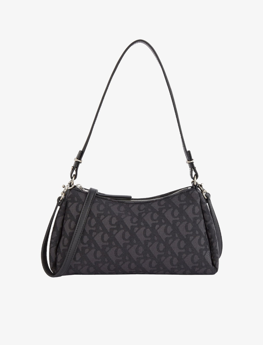 Calvin Klein Monogram Kadın Siyah El Çantası Calvin Klein Monogram Kadın Siyah El Çantası