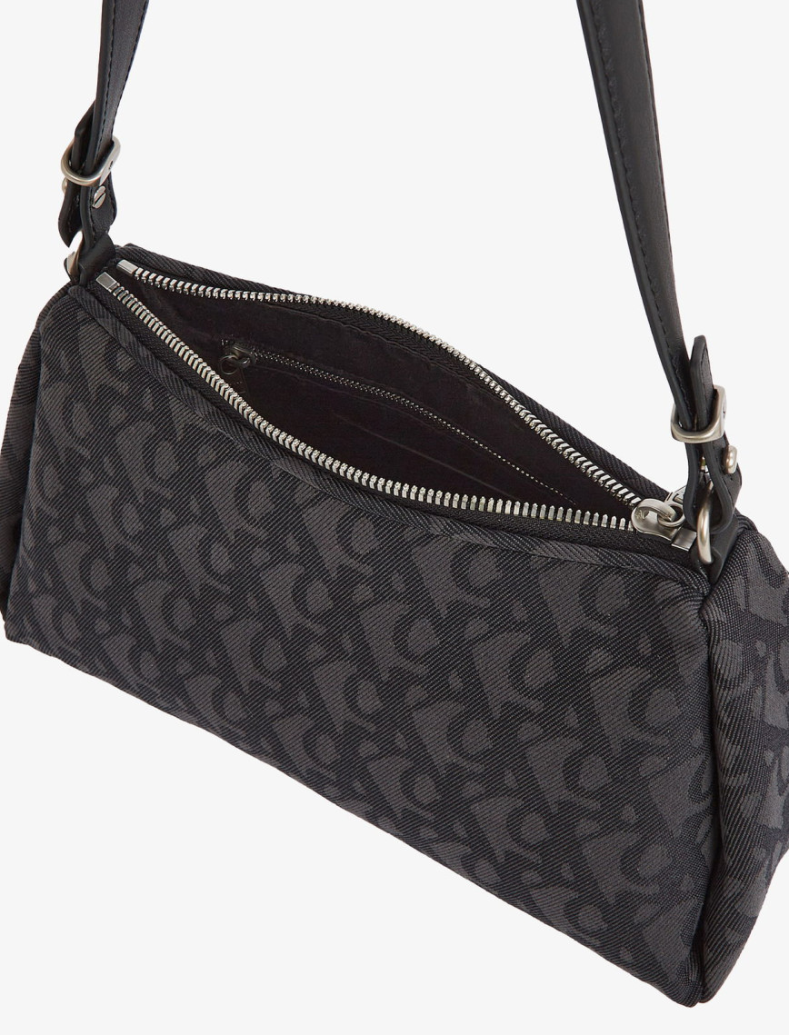 Calvin Klein Monogram Kadın Siyah El Çantası Calvin Klein Monogram Kadın Siyah El Çantası