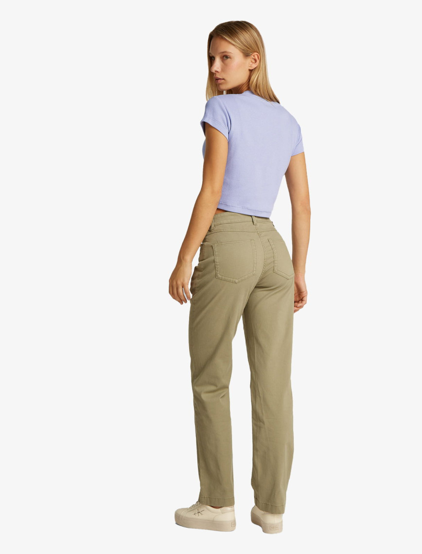 Calvin Klein Monogram Kadın Mor T-Shirt Calvin Klein Monogram Kadın Mor T-Shirt