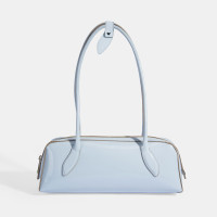 Limited Edition Mavi Kadın Yaprak Detaylı Deri Omuz Çantası Limited Edition Mavi Kadın Yaprak Detaylı Deri Omuz Çantası