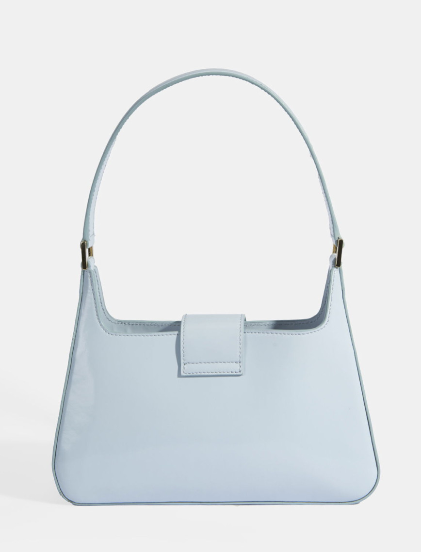 Mavi Kadın Deri Omuz Çantası Mavi Kadın Deri Omuz Çantası