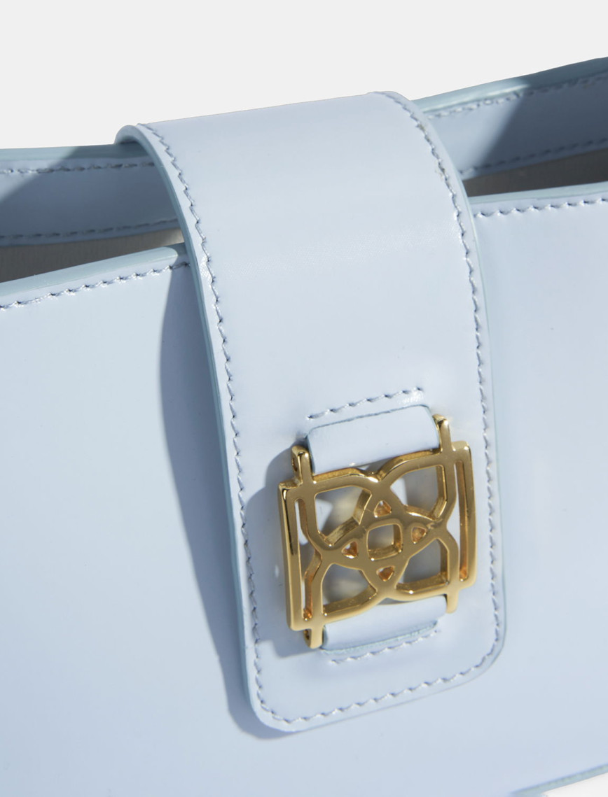 Mavi Kadın Deri Omuz Çantası Mavi Kadın Deri Omuz Çantası