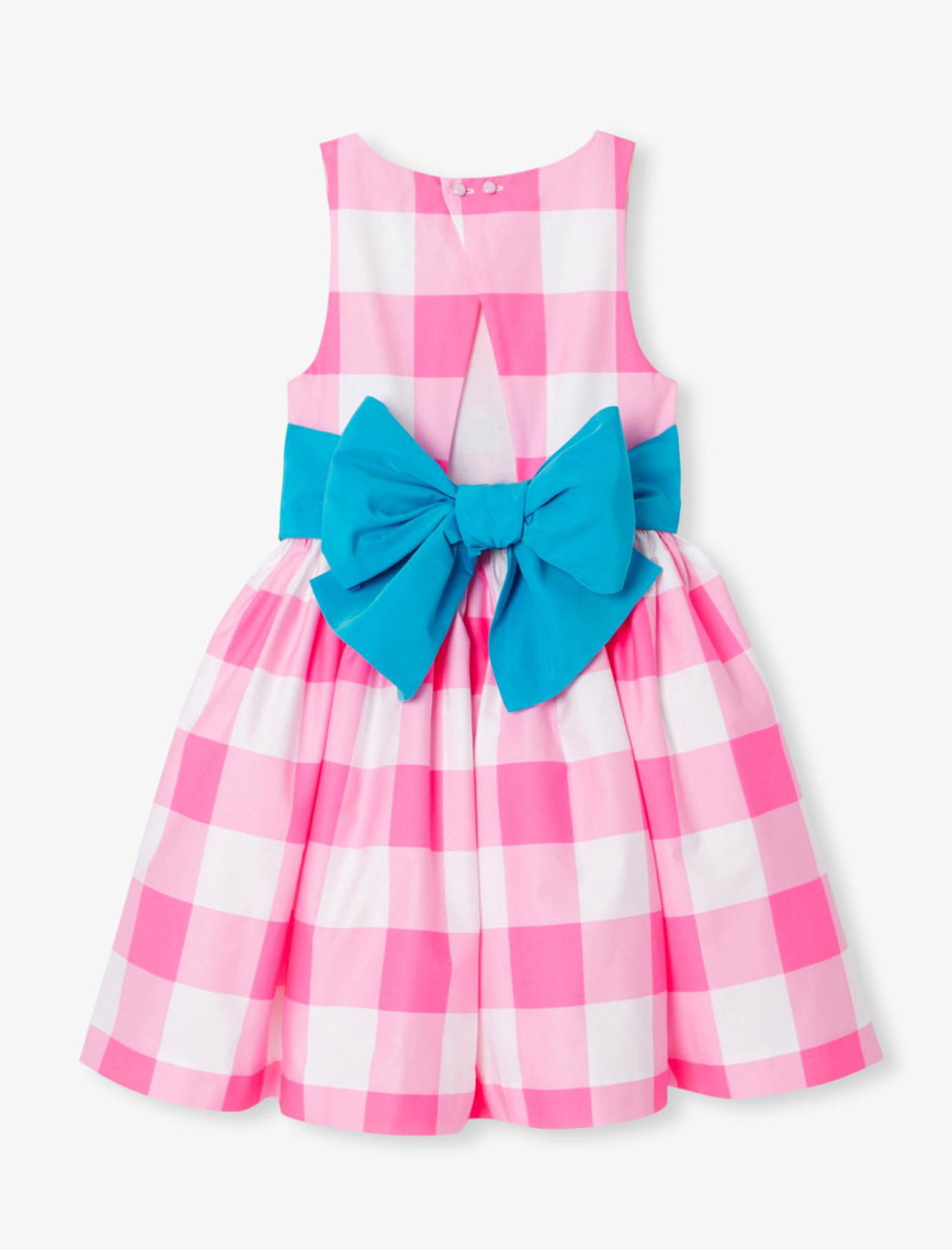 Jacadi Paris Kız Çocuk Ekoseli Tafta Kemerli Saten Elbise Jacadi Paris Kız Çocuk Ekoseli Tafta Kemerli Saten Elbise