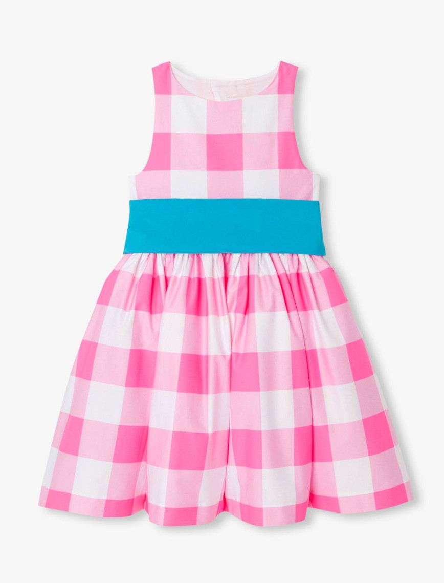 Jacadi Paris Kız Çocuk Ekoseli Tafta Kemerli Saten Elbise Jacadi Paris Kız Çocuk Ekoseli Tafta Kemerli Saten Elbise